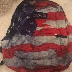 New Jansport American Flag bookbag